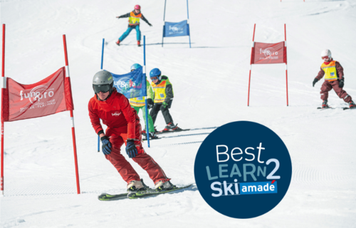 Skilehrer der Fun&Pro Skischule Flachau beim Kinderskikurs