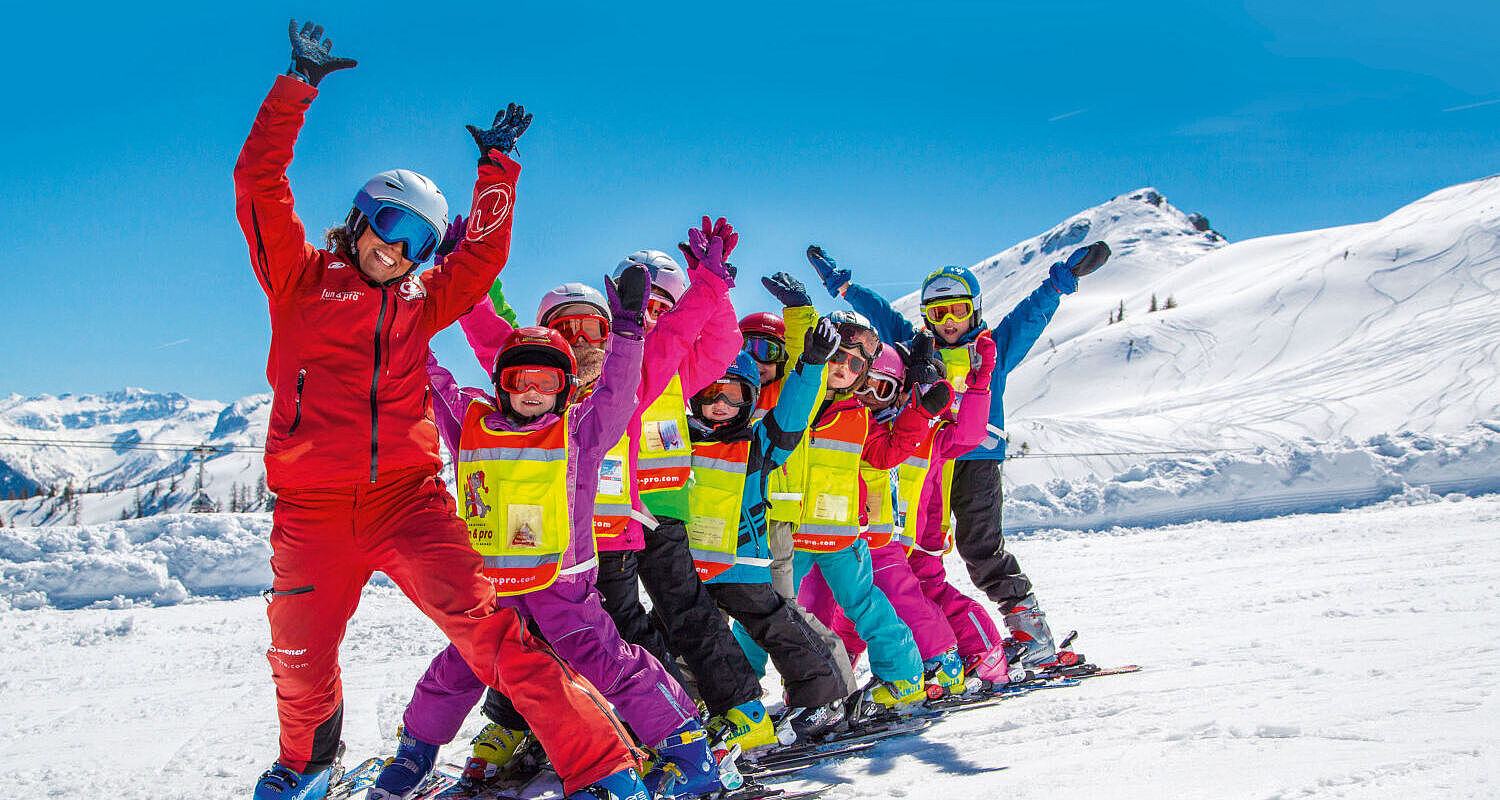 Kinderskikurs der Fun&Pro Skischule Flachau